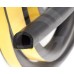 Tochtband sponsrubber | Celrubber D profiel | 8 x 6 mm | rol 100 meter