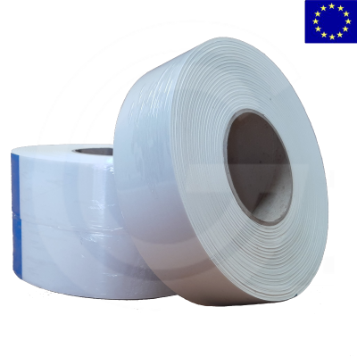 EPDM white cellular rubber strip | self adhesive | 2 x 40 mm | roll 10 meter