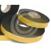 Celrubberband | zelfklevend | EPDM | 2 x 10 mm | rol 10 meter