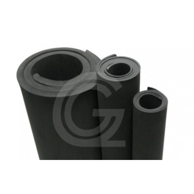 plaat | EPDM : Celrubberplaat op rol | 100 breed | 8 mm dik