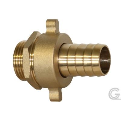 Messing Standrohrverschraubung - 19mm x 3/4" Messing Standrohrverschraubung - 19mm x 3/4"