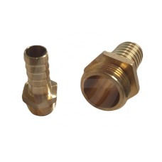Brass suction hose connection