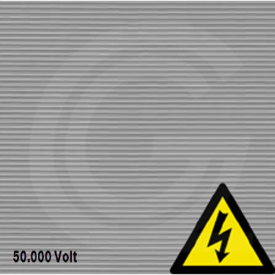 Fijnribloper | elektrisch isolerend (VDE) | grijs | 4,5 mm | 1.20 breed | rol 10 meter