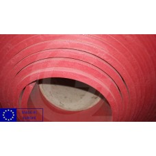 Natural rubber sheeting | red