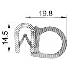 Clamping profiles with tube