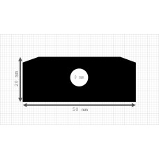 Luikenpakking | EPDM | 50 x 20 mm