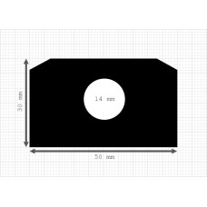 Luikenpakking | EPDM | 50 x 30 mm