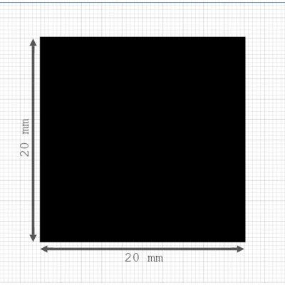 Luikenpakking | EPDM 45° Shore A | 20 x 20 mm Luikenpakking | EPDM 45° Shore A | 20 x 20 mm