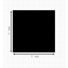 Luikenpakking | EPDM | 8 x 8 mm Luikenpakking | EPDM | 8 x 8 mm