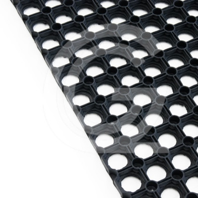 Ringmat on roll | Rubber | 1000mm wide | Thickness 23mm | Custom length