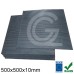 Antivibrationsmatte | Schwarz | 500x500x10mm | 70° Shore Antivibrationsmatte | Schwarz | 500x500x10mm | 70° Shore