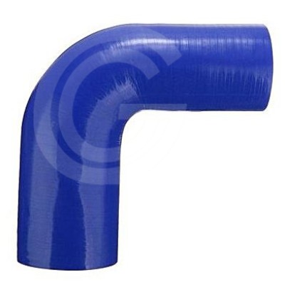 Siliconenbocht | 90 graden | blauw | Ø 115 mm | per stuk