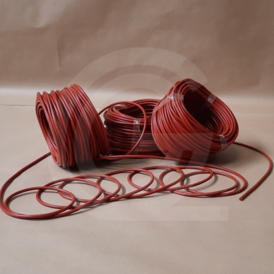Silikonschläuche rot | FDA konform | 4 x 7 mm | rolle 50 meter