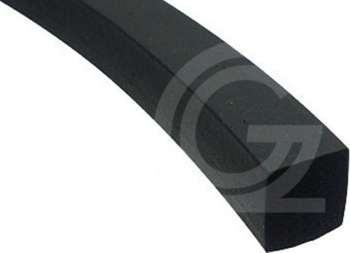 Square rubber cord