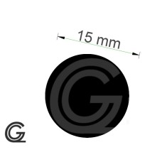 EPDM rubber cord | Ø 15 mm | Per meter EPDM rubber cord | Ø 15 mm | Per meter